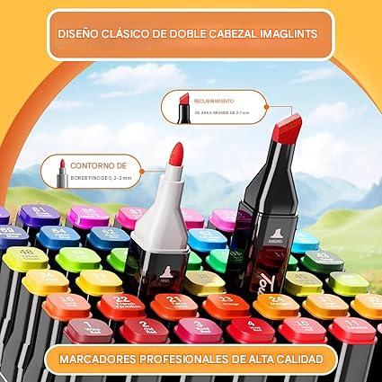 Marcadores Doble Punta Touch – Set Completo de 168 Colores